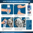 thumbnail image 3 of Detroit Axle - 12oz Synthetic Dot-3 Brake Fluid and 10oz Non Chlorinated Brake Parts Cleaner Bottle - 2pc Set, 3 of 8