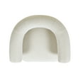 thumbnail image 2 of Miekor Furniture Fuji 37" Mid Century Modern Barrel Accent Arm Chair, Ivory White Boucle 15246, 2 of 11