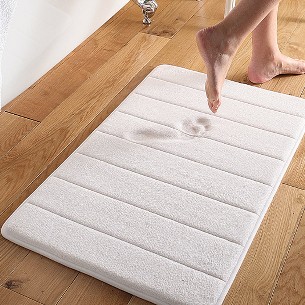 Super Soft and Absorbent Non Slip Memory Foam Bath Mat 24" x 17