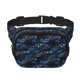 thumbnail image 1 of Fotbe Blue Sports Car Cangurera Cuadrada con Estampado de Doble Capa, Bolsa de Cintura Ajustable Mini para Hombres y Mujeres, 1 of 9