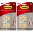 thumbnail image 1 of Wall Hooks Command, 16 ganchos metálicos pequeños con 20 tiras, 1 of 9