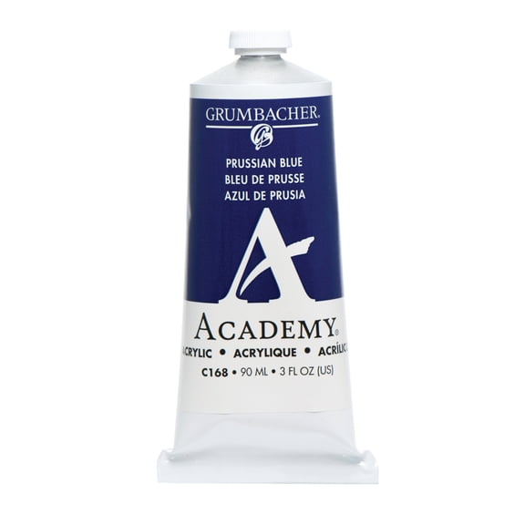 Grumbacher Academy Acrylic 90ml Tube - Prussian Blue