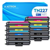 TN-227 TN227 High Yield Toner Cartridge 10-Pack Compatible for Brother TN-227BK/C/M/Y TN227BK TN227C TN227M TN227Y TN223 HL-L3270CDW HL-L3290CDW HL-L3210CW MFC-L3770CDW MFC-L3750CDW Printer
