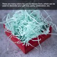 thumbnail image 1 of Crinkle Paper Raffia Shreds Colorful Boxes Filling Material DIY Packaging Confetti Wedding Party Greeting Tissue Accessories Light Green, 1 of 6