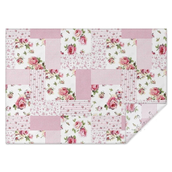 Pioneer Flower Rectangle Tablecloth 60"x84",Waterproof Polyester Rectangle Table Cloth, Wipeable Spillproof Polyester Tablecloth for Dining, Camping, Indoor and Outdoor