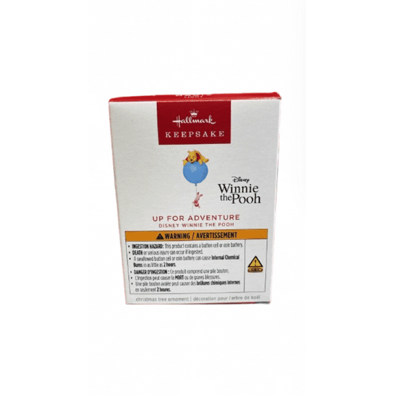 Hallmark Keepsake 2025 Winnie the Pooh Up for Adventure Ornament With Light New