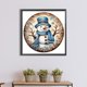 thumbnail image 4 of 5D bricolaje taladro redondo completo diamante pintura invierno muñeco de nieve Kit hogar decoración arte artesanía FLhrweasw Nuevo, 4 of 9
