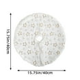 thumbnail image 4 of Godom Mini Christmas Tree Skirt White 16inch, Xmas Decoration Holiday Party Home Decor Clearance, 4 of 6