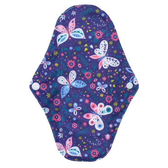 Almohadillas menstruales reutilizables, almohadillas sanitarias de tela de carbón de bambú lavables Tomshoo Almohadilla menstrual