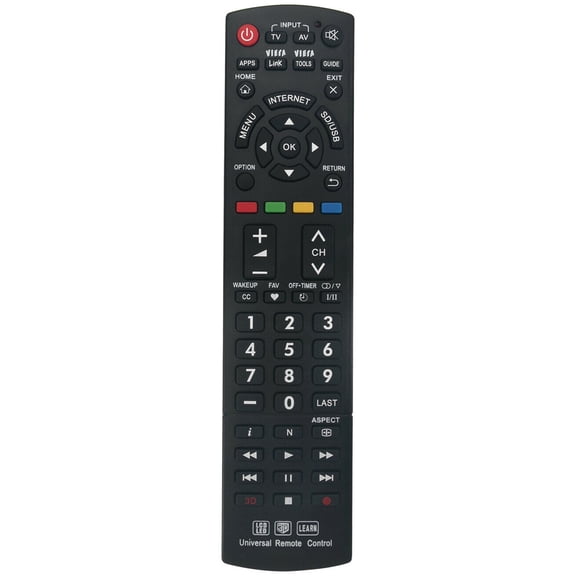 Universal Remote Replace for Panasonic TV N2QAYB000485 N2QAYB000926 N2QAYB000837