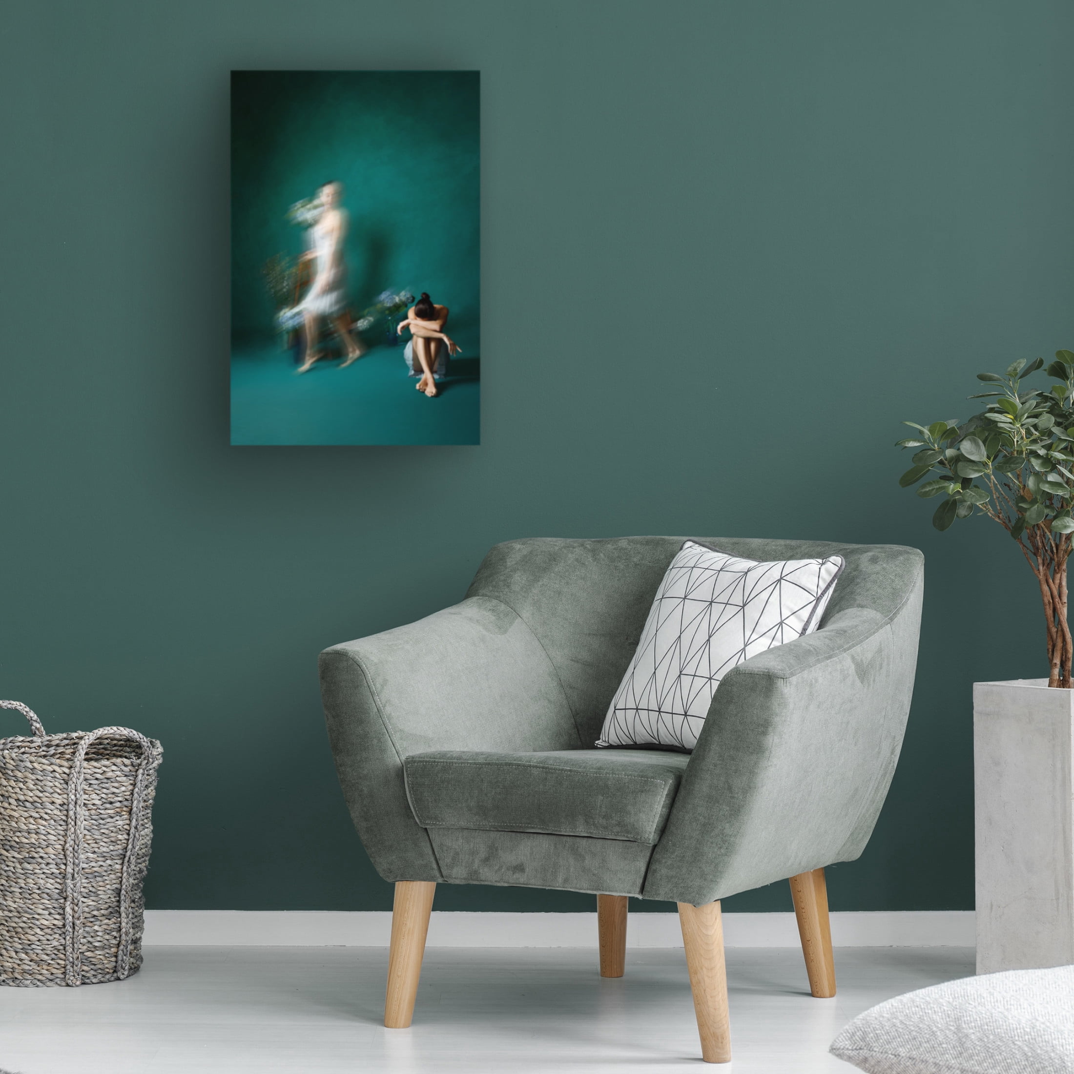 Trademark Fine Art Amalya Shandelman Coming, Going, And Just Sitting Pretty Canvas Wall Art