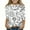 White#3, variant on GaThRRgYP Spring Tops for Women 2026,Tops for Women 2026,Children's Graffiti Printed Sleeve Round Neck Children's Top Hoodie White#18 7 Years