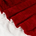 thumbnail image 2 of Legacy Decor Luxury Ultra Plush and Soft Sherpa Fleece Throw Blanket, 52” x 71” Red, 2 of 3