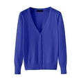 thumbnail image 1 of Women's Lightweight V Neck Cardigan Sweater (Available In Plus Size), 1 of 2