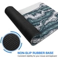 thumbnail image 6 of Choppy Green Waves&nbsp;mousepad Gamingwaterproofnon Slip&nbsp;for Office Home Work GamingmousepadsRubber Base Mousepad with Stitched Edges 31.5x11.8inches, 6 of 7