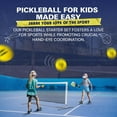 thumbnail image 6 of Dink Buddy - 2-in-1 Budding Pro Pickleball Kiddie Set, Complete with 4 Kelso Balls, 2 Mini Pickleball Paddles, & 1 Child-Sized Drawstring Backpack, 6 of 7