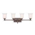 thumbnail image 1 of Quoizel Nicholas Bath Fixture with 4 Lights in Harbor Bronze, 1 of 6
