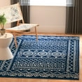 thumbnail image 4 of SAFAVIEH Tulum Ronald Oriental Area Rug, Navy/Ivory, 6'7" x 6'7" Square, 4 of 9