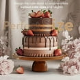 thumbnail image 6 of 2-in-1 Acacia Wood Cake Stand with Lid, Cake Stand with Acrylic Dome Light Weight, Strudy & Well Polished, Cake Plate with Lid for Parties, Weddings, and Everyday Use, Cake Display Stand with Lid, 6 of 8