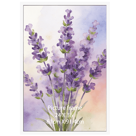 24x36 Frame, White Poster Frame for Wall Mounted