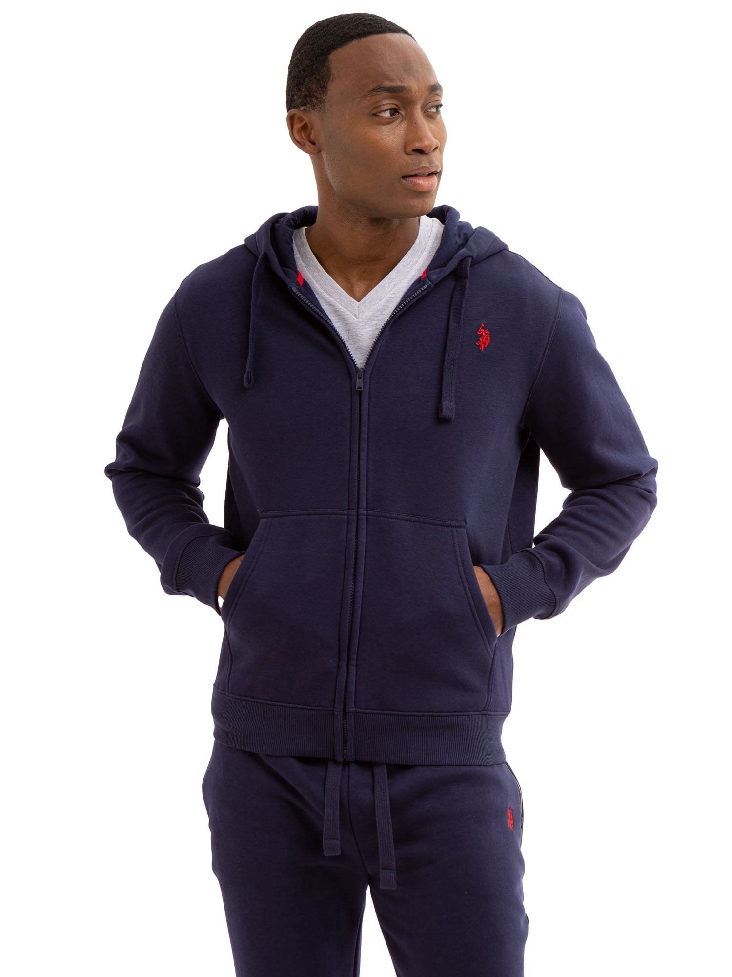 U.S. Polo Assn. Men's Everyday Full Zip Fleece Hoodie