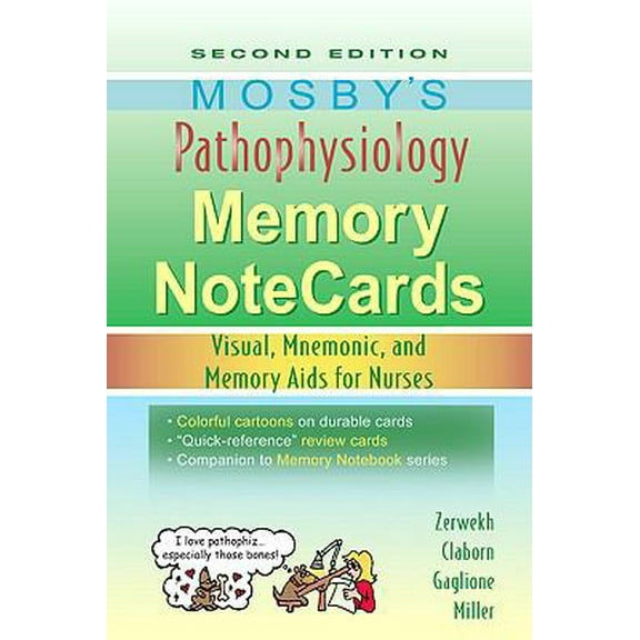 Pre-Owned Mosby's Pathophysiology Memory Notecards: Visual, Mnemonic, and Memory Aids for Nurses (Unknown) 0323067476 9780323067478