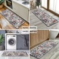 thumbnail image 6 of Pioneer Flower Floral Print Pattern Kitchen Rug Mat,Kitchen Runner Rugs Non Skid Washable,Decorative Kitchen Floor Mats for Kitchen,Sink,Laundry,17"x47.2", 6 of 7