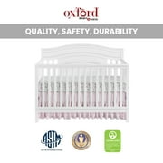 Oxford Baby Luella 4 in1 Convertible Crib, White