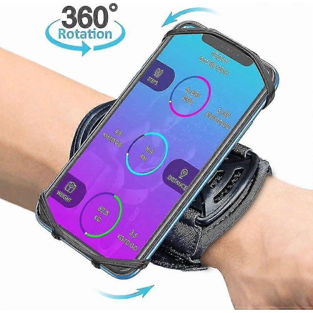 Mobile Phone Pocket Running, 360 Rotation Wrist Mobile Phone Holder Jogging For All Phones With The Screen Of, Mobile Phone Armband With Key Holder F