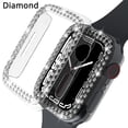 thumbnail image 1 of LEIXIUER All-around Case for Apple Watch Case 40mm 45 mm 41 mm 44mm 42mm 38mm Ultra-thin TPU Clear Frame Soft Cover for iWatch Series 3 6 7 5 4 3 2 1 SE -Diamond, 1 of 9