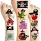 thumbnail image 1 of wonima02 96PCS Pirate Pre-Cut Temporary Tattoos – Cute Pirate Ship, Mermaid, and Treasure Designs – Party Favors, Birthday Supplies, Classroom Rewards & Halloween Gifts, 1 of 1