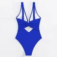 thumbnail image 5 of Afdoent One Piece Swimsuit For Women Bikini Swimsuit With Tie Straps Solid Color Swimsuit 2026 Beach Vacation Clothes, 5 of 8
