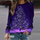 thumbnail image 2 of Sudadera para Mujer Cuello Redondo Sudaderas Moda Estampado Manga Larga Cómodo Transpirable Odeerbi  ODB-5, 2 of 5