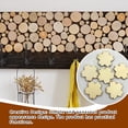 thumbnail image 4 of Kearding 1 Juego de rodajas de en forma de flor adornos de arte decorativo proyectos artesanales accesorios de fiesta para el árbol de, 4 of 6