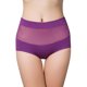 thumbnail image 3 of Gibobby Bragas elásticas para mujer Ropa interior mujer Ropa interior algodón No Top Calzoncillos completos Estiramiento Transpirable Bragas para mujeres （Morado， XL), 3 of 4