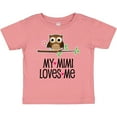 thumbnail image 3 of Inktastic My Mimi Loves Me Girls Owl Girls Baby T-Shirt, 3 of 5