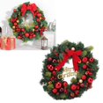 thumbnail image 4 of Artificial Christmas Garland, Christmas Wreath Handmade Exquisite Details High Color Fastness Iron Wire Electroplated Ball  For Window, 4 of 8