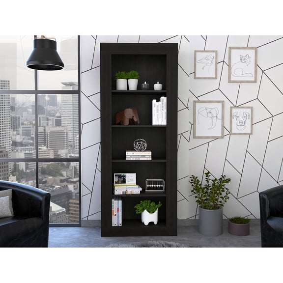 Particle Board Bookcase with Shelves / Store Things in Home