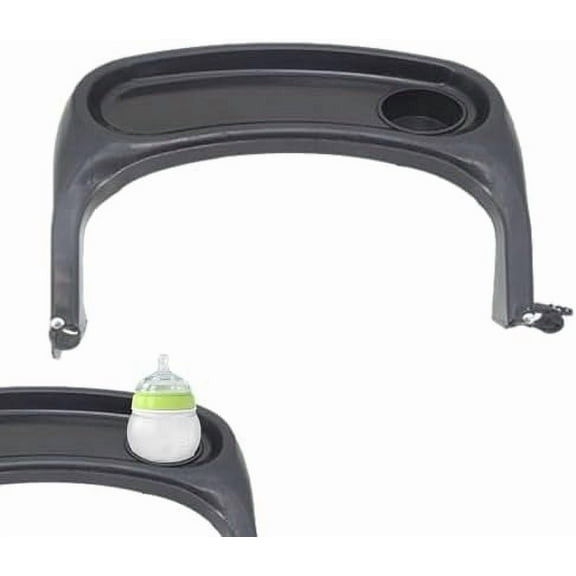 Stroller Bumper Bar, Universal Stroller Snack Tray, Stroller Tray, Stroller Snack Holder, Stroller Cup Holder Attachment, Universal Stroller Dinner Plate,Stroller Tray Adjustable, Stroller Bumper Bar