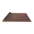 thumbnail image 2 of Ahgly Company Indoor Square Oriental Brown Industrial Area Rugs, 5' Square, 2 of 4