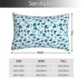 thumbnail image 2 of Fotbe Cute Shark Funda de Almohada Decorativa Estilo Occidental, Lujo en Algodón, Fundas para Almohadas King, Cojín Estampado para Decoración del Hogar-20"x30", 2 of 6