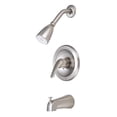 thumbnail image 1 of Kingston Brass KB538L Tub & Shower Faucet with Single Handle, Satin Nickel, 1 of 1