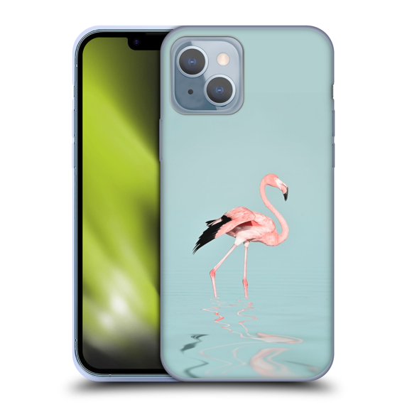 Head Case Designs Officially Licensed LebensArt Beings Flamingo Soft Gel Case Compatible with Apple iPhone 14