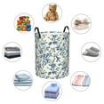 thumbnail image 7 of Cauagu Vintage Blue Floral for Laundry Basket,Collapsible Organizer Basket for Storage Bin Toy Bins Gift Baskets Bedroom Clothes Children Nursery Hamper -Medium, 7 of 7