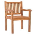 thumbnail image 2 of Teak Wood Elzas Outdoor Patio Dining Arm Chair, A-Grade Teak Wood, 2 of 5