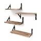 thumbnail image 1 of 4  Repisas Flotante Madera Minimalista Muebles Hogar Decorar Marrón claro, 1 of 3