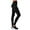 Black, variant on Women's Fleece Lined Leggings in Regular and Plus Size Full Length