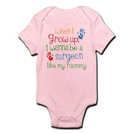 

CafePress - Surgeon Like Mommy Infant Bodysuit - Baby Light Bodysuit
