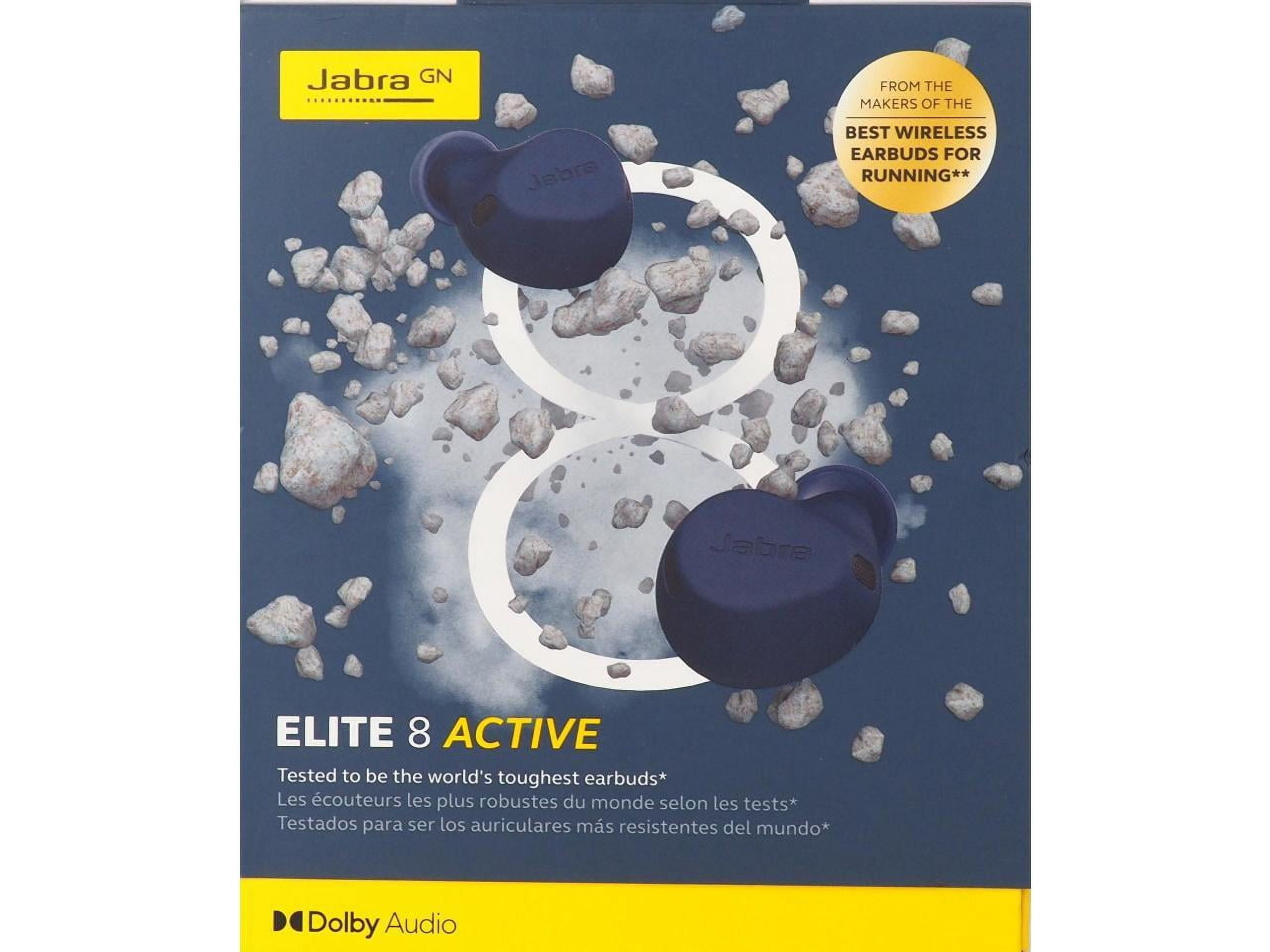 Jabra Elite 8 Active Bluetooth Earbuds, Adaptive Noise Cancelling