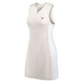 thumbnail image 2 of Women's Fanatics White Texas Longhorns Studio Boost Athletic Half-Zip Dress, 2 of 4